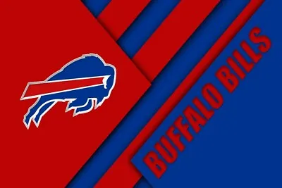 Buffalo Bills NFL Team Football Home Decor Art Print Poster LARGE 36 X24  • $25.99