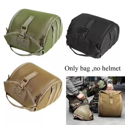 Helmet Holder Bag Case Molle Helmet Pack Multi-Purpose Storage Carrying Pouch • $23.99