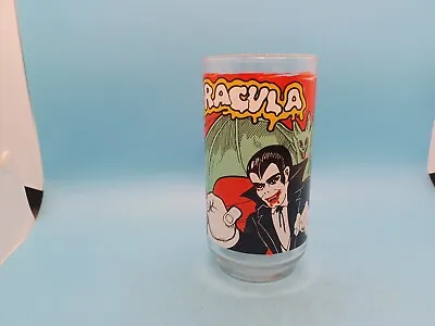 Vintage Dracula Tumbler Glass 1980 Universal City Studios RARE Classic Monster • $160
