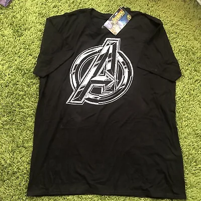 Marvel Avengers Infinity War T-shirt Black Brand New With Tags Size XL Heroes • £6.99