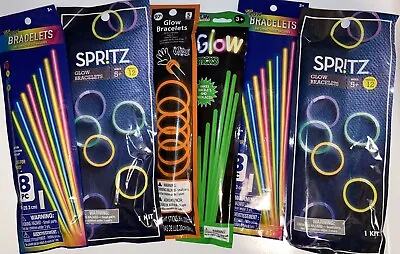 3 Packs Of Glow Sticks • $4