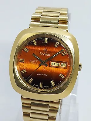 Vintage 1970 Zodiac SST 36000 Men's Watch Automatic Watch. • $426.85