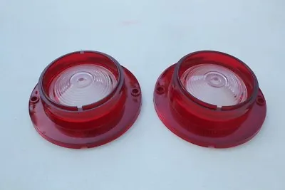 1963 Chevy Impala Rear Tail Backup Light Lamp Lenses Pair Set Of 2 Guide Script • $48.27