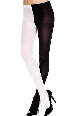 $11.61 • Buy Music Legs Opaque Jester Tights