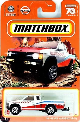 Matchbox ‘95 Nissan Hardbody D21 White 2023 New 70 Years Anniversary (long Card) • $7