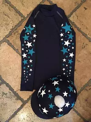 SXC Starburst Cross Country Colour XC Stars Eventing Equestrian Hat Silk Cover • £81.99