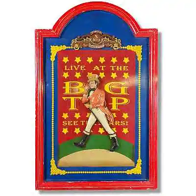 3D Circus Extravaganza Live At The Big Top See The Stars Relief Sign 18x27 • $87.68