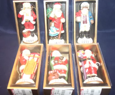 Group Of 6 Memories Of Santa Collection Ornaments 1894 1897 1911 +3 More • $40
