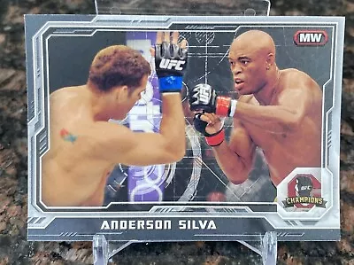 2014 Topps UFC Champions Black Parallel #’d 116/188 Anderson Silva #167 • $5.50