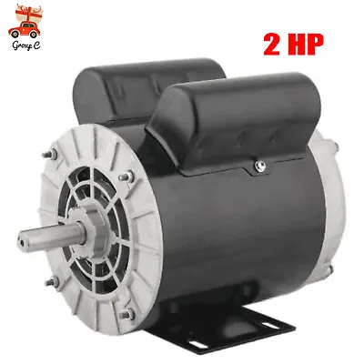 Single Phase Air Compressor Electric Motor 5/8  Shaft 3450RPM 56 Frame 115/230V • $113.05