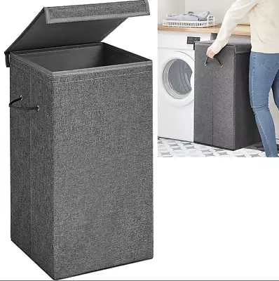Laundry Bag Washing Dirty Basket Clothes Hamper Bin Storage Organizer Foldable • £5.98