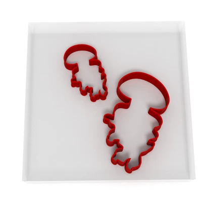 £4.29 • Buy Jellyfish Cookie Cutter Set Of 2 Biscuit Dough Icing Shape Sea Animal Fish 