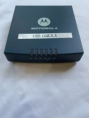 Motorola 3346N -ENT MODEM ROUTER 4 Port Managed Switch • $7.95