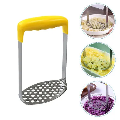  Potato Masher Stainless Steel Manual Meat Grinder Baby Food Lemon Press • £11.85