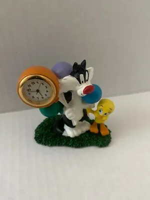 $20 • Buy Rare Vintage Sylvester And Tweety Bird Clock 1997 By Warner Bros Looney Tunes