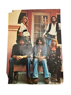 Vtg 1977 Bananas Magazine Fleetwood Mac Fold Out Poster Rumours Album Era Rare • $19.80