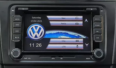 Rns510 B Style Sat Nav Hd Dvd Sd Gps  7  Vw Passat Touran Golf Mk5 6 Polo • £229.95