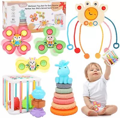 Baby Toys 0-6 Months Sensory Toys6 In1 Montessori Toys For Babies 6-12 Months • £34.13