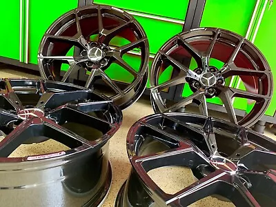 Mercedes 18 Inch Sl63 Rims Wheels New Set4 18/8.5 18/9.5 Cls550 Cls500 Sl500 Amg • $995