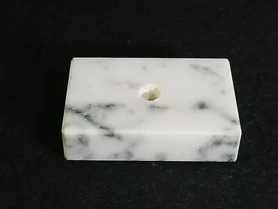 3 X2 X¾  White Marble Base Trophy Topper Award • $3