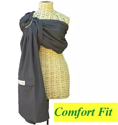 Comfort Fit Maya Wrap Sling Ring Baby/Infant Carrier Color: Graphite • $73.95