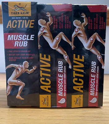 Tiger Balm Active Relief Sore Muscle Non-Greasy Pain Relief Cream 12 Oz 6 Pack • $36.95