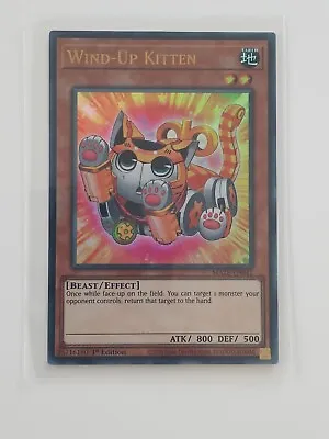 Yu-Gi-Oh! - Wind-Up Kitten - MAZE-EN041 - Ultra Rare - 1st Ed • $1.95