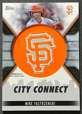 $2.99 • Buy 2023 Topps City Connect Commemorative Patch #CC-MY * MIKE YASTRZEMSKI * GIANTS *