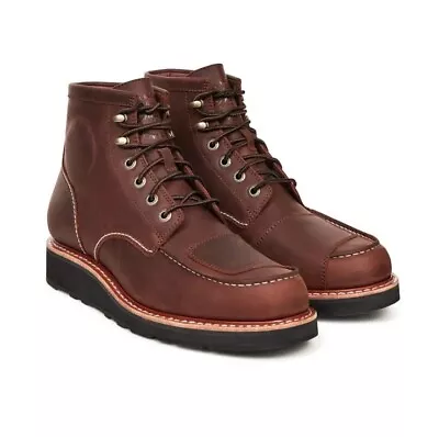 Indian Motorcycle Men's Moc Toe Boot Brown 2861700 • $229.99