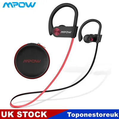 MPOW Flame Bluetooth 5.3 Earbuds Headphones Sport Gym Bass Wireless Earphones • £17.99