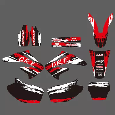 Graphics Kit Backgrounds Stickers Decals For Honda CRF450 CRF450R 2002 2003 2004 • $54.99