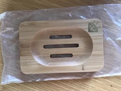 Natural Bamboo Soap Dish (Round Or Square Or Rectangular) • £5