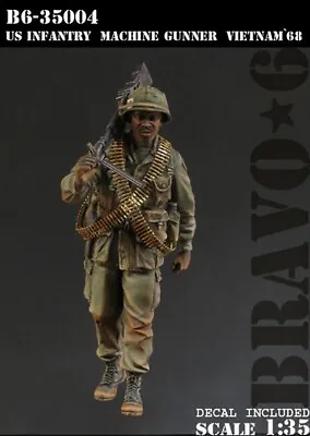 1/35 Scale Vietnam War United States Walking Miniatures Resin Model Kit Figure • $23.98