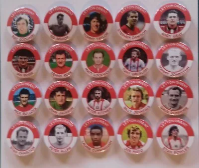 £16 • Buy Leyton Orient Ex-players  Legends Badges (set 1)  X20  38mm In Size