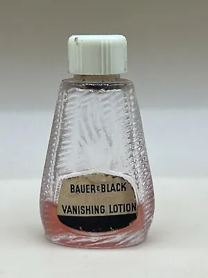 Vintage Bauer & Black Vanishing Lotion Beauty Cosmetic Small Glass Bottle Hand • $5.40