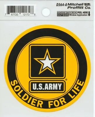 Us Army Soldier For Life Decal Sticker - Made In The Usa - 1 Day Handling!!!! • $3.95