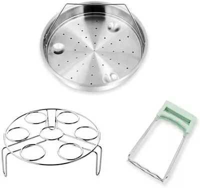 Steamer Basket Egg Rack For Instant Pot Accessories Pressure Cooker *3 Piece Set • $13.49