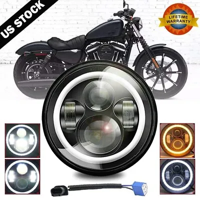 7''inch LED Headlight High Lo For Yamaha V-Star XVS 650 950 1100 Classic Stryker • $29.99