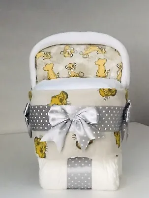 Nappy Cake  Pram  Baby Gift Unisex Lion King • £24