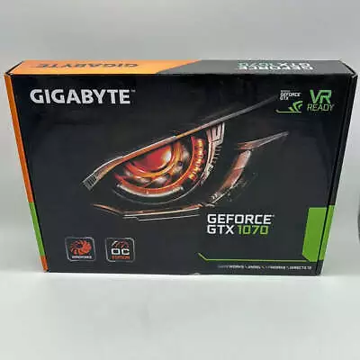 Gigabyte GeForce GTX 1070 8GB GDDR5 Graphics Card GV-N1070WF2OC-8GD Windforce OC • $99.99