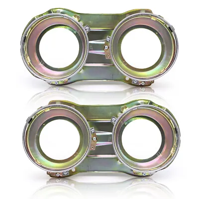 Lh Rh Head Light Lamp Bases Bezels For Datsun Nissan 620 Pickup Truck '72 '79 • $317.47