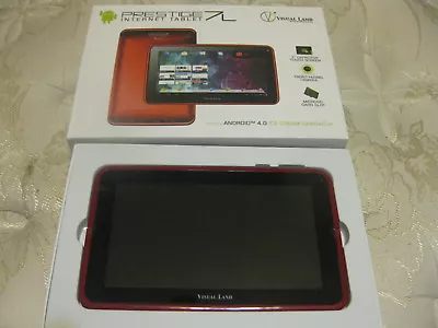 Visual Land Prestige 7L  7  Android Tablet With 8GB Memory RED NIB 4.0 Ice Cream • $99