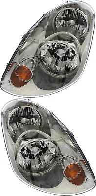 For 2003-2004 Infiniti G35 Sedan Headlight Halogen Set Driver And Passenger Side • $186.71