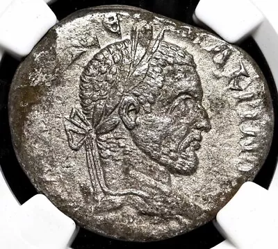 EMESA Macrinus AD 217-218 Caesar Bi Tetradrachm Eagle Roman Empire NGC Ch VF • $219.99