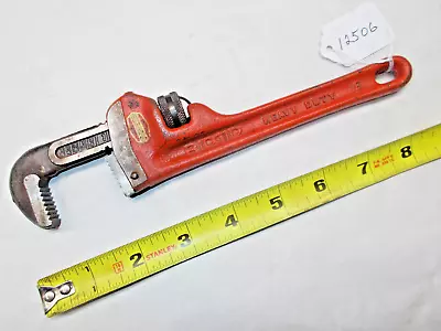 Wrench RIDGID Vintage 8  Long  Adjustable Pipe Wrench Opens To 1-1/4  USA • $27.12