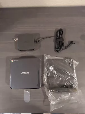 ASUS Chromebox CN60 Mini PC Intel Celeron 1.40GHz 2GB RAM 16GB SSD - AR5B22 • $50