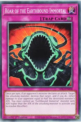 YuGiOh Roar Of The Earthbound Immortal LDS3-EN058 Common 1st Edition • £0.99