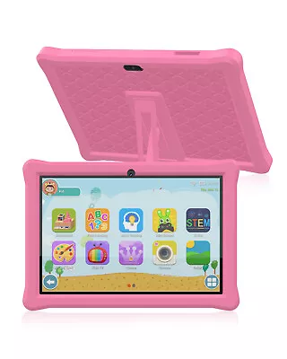 32GB 10  Android Tablet For Kids Quad-Core Dual Cameras WiFi Bundle Case 6000mAh • $49.99