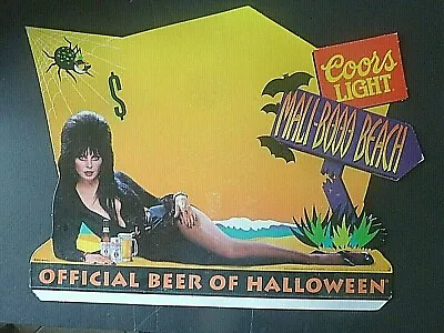 Rare Sexy Elvira 1993 Vintage Original Halloween Store Standee Promo Display • $49.99