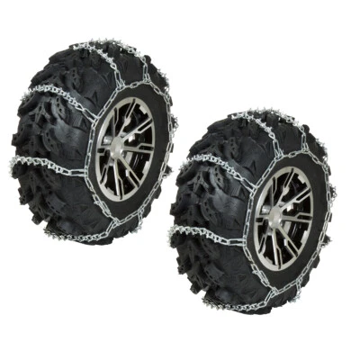 $49.95 • Buy ATV TIRE CHAINS By Raider - V-BAR - ICE SNOW - 53 X10  Size - PAIR